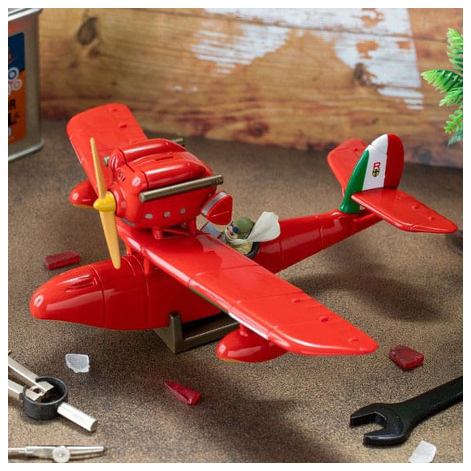 Porco Rosso Marco & Savoia jármű hanggal 21 cm termékfotó