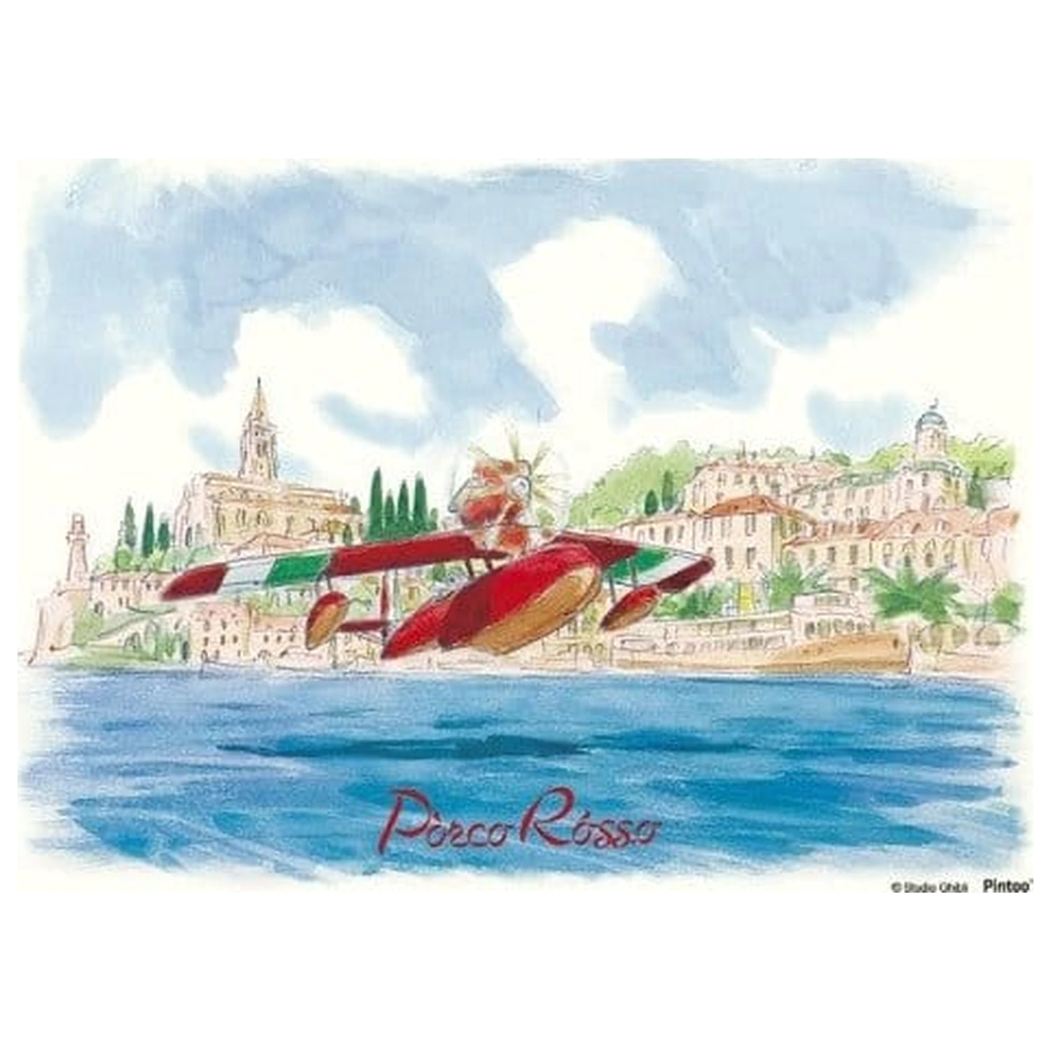 Porco Rosso puzzle and easel Savoia water landing (150 darab) termékfotó