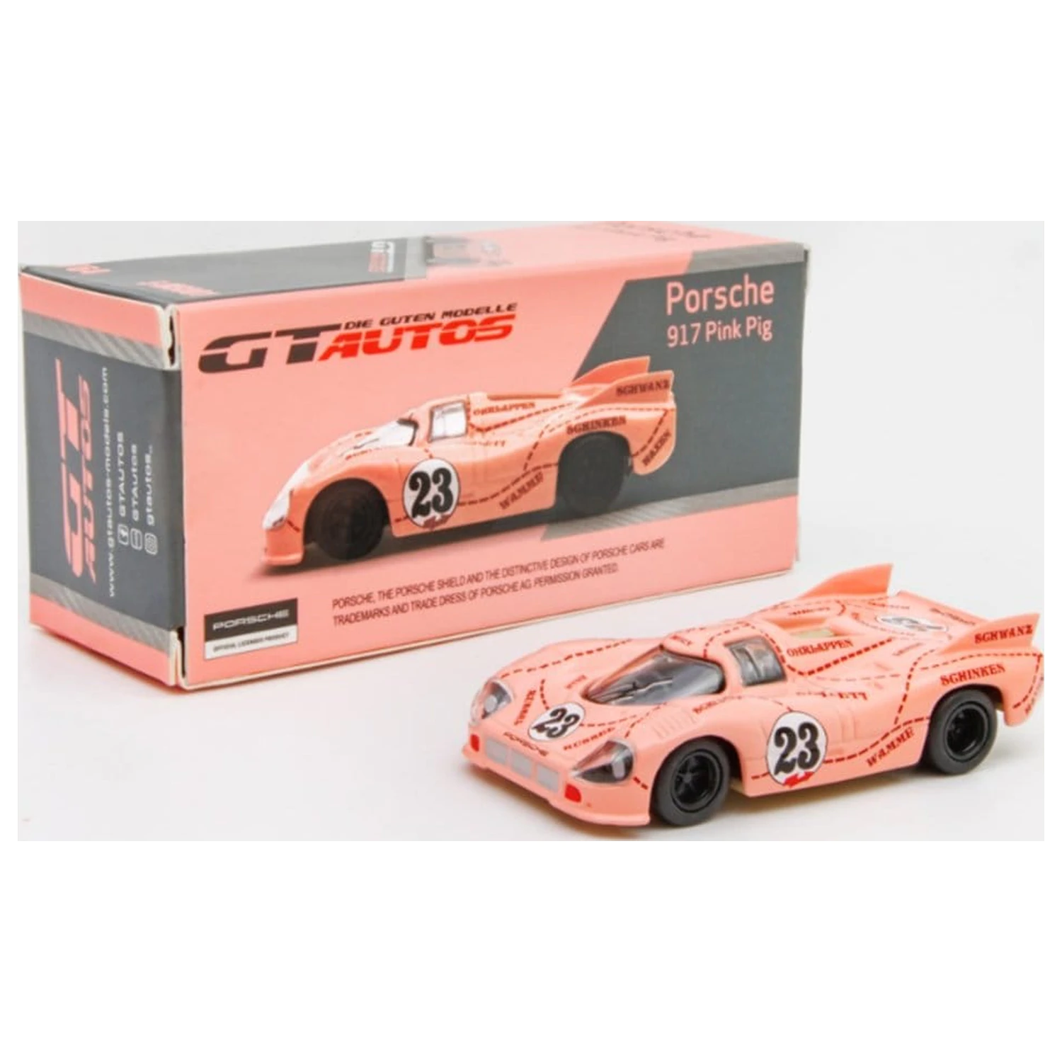 Porsche Diecast 1/64 Model 917/20 Pink Pig 7 cm termékfotó