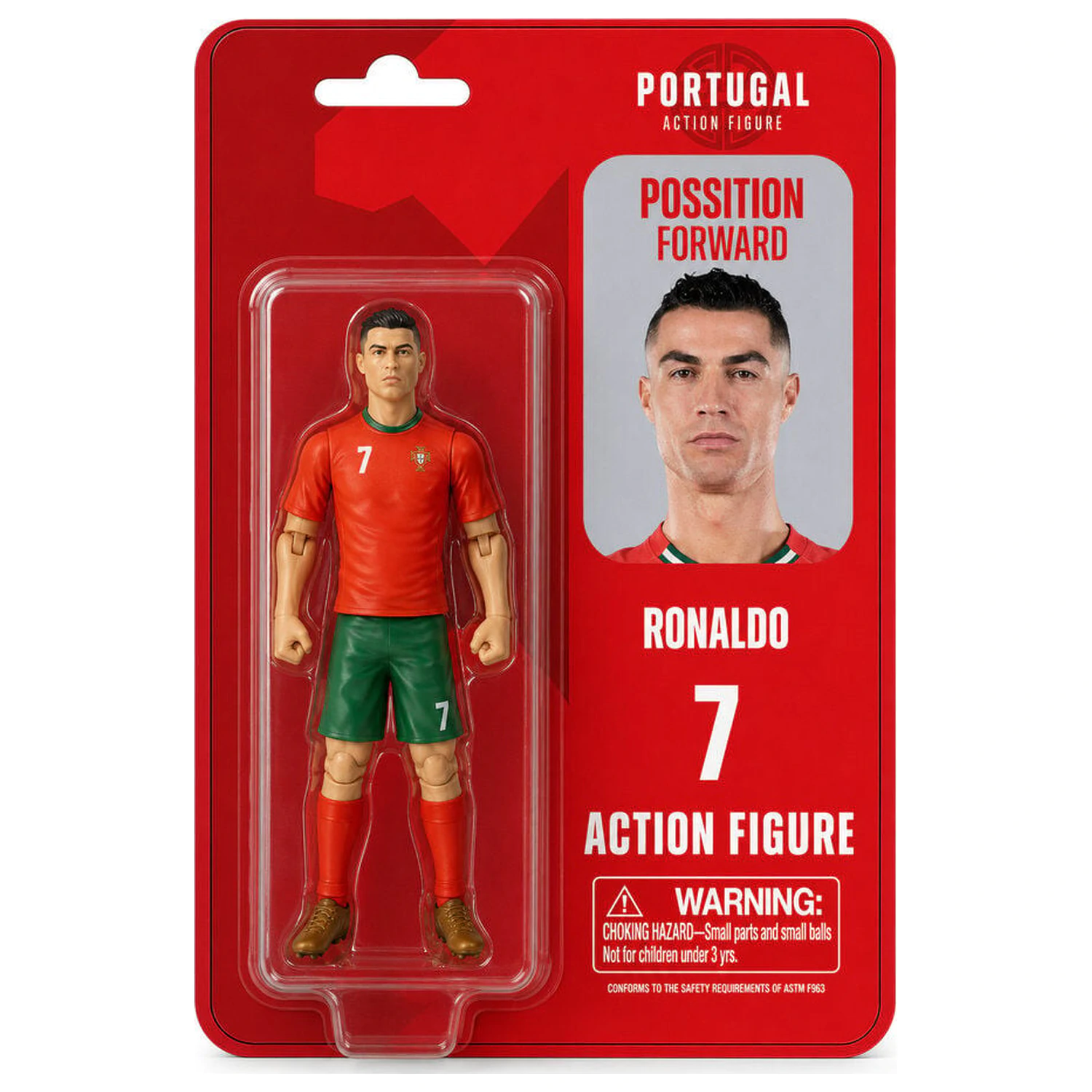 Portugal Cristiano akciófigura 10cm termékfotó