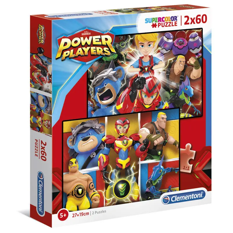 Power Players puzzle 2x60db-os termékfotó