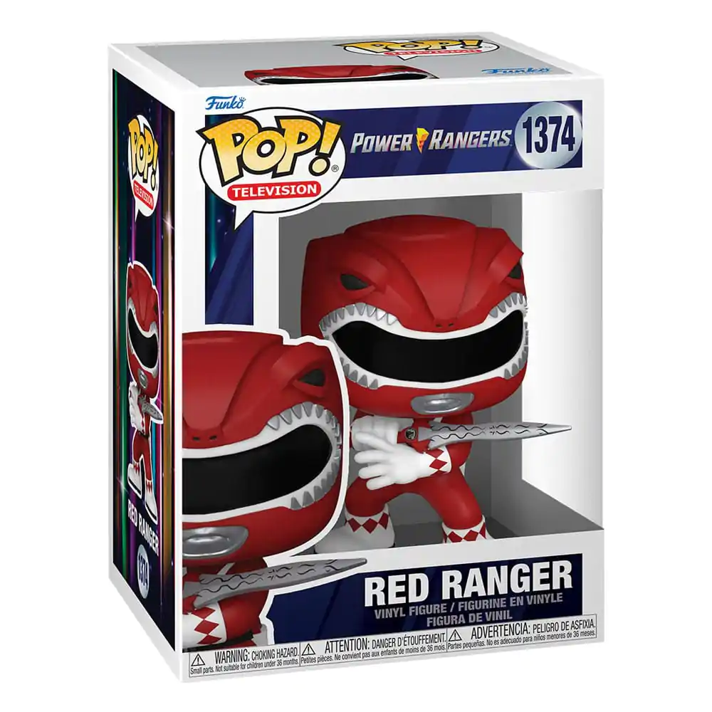 Power Rangers 30th Funko POP! TV Vinyl figura Red Ranger 9 cm termékfotó