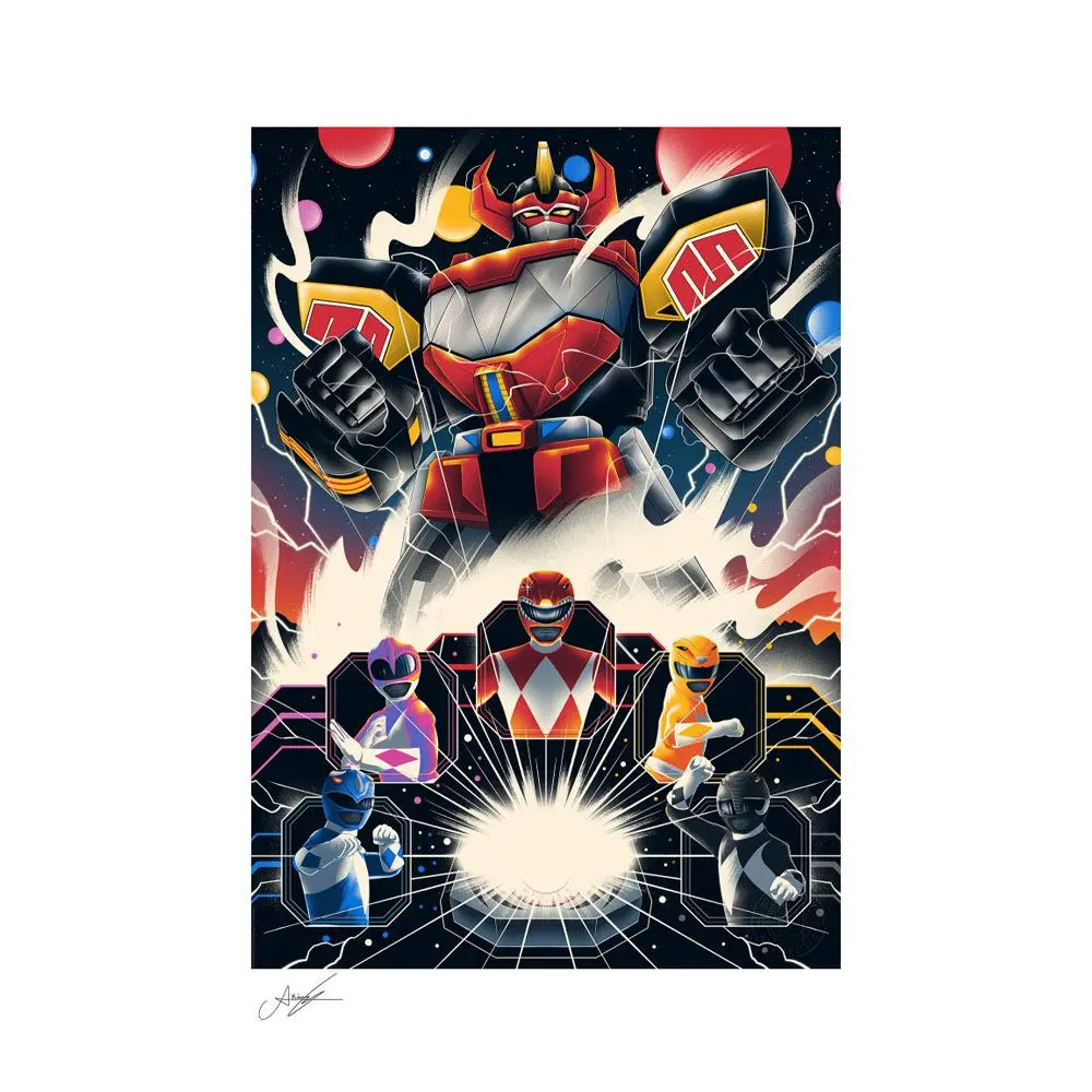 Power Rangers Art Print Mighty Morphin Power Rangers! 46 x 61 cm termékfotó