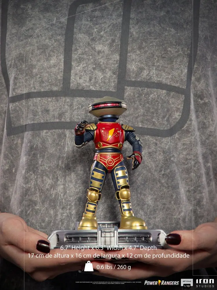 Power Rangers Art Scale 1/10 Alpha 5 szobor figura 17 cm termékfotó
