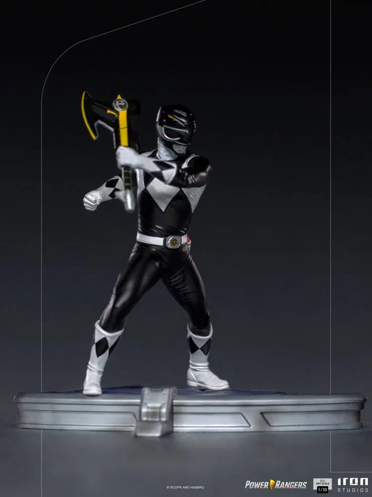 Power Rangers BDS Art Scale 1/10 Black Ranger szobor figura 17 cm termékfotó
