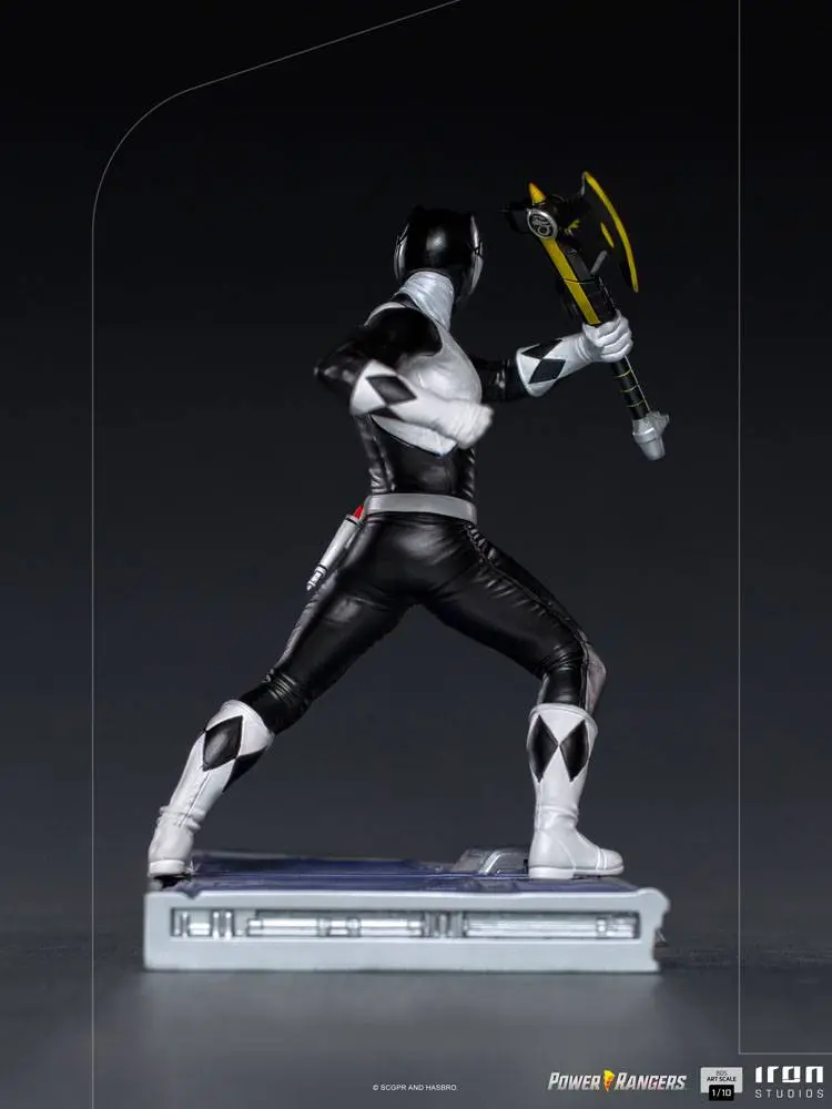 Power Rangers BDS Art Scale 1/10 Black Ranger szobor figura 17 cm termékfotó