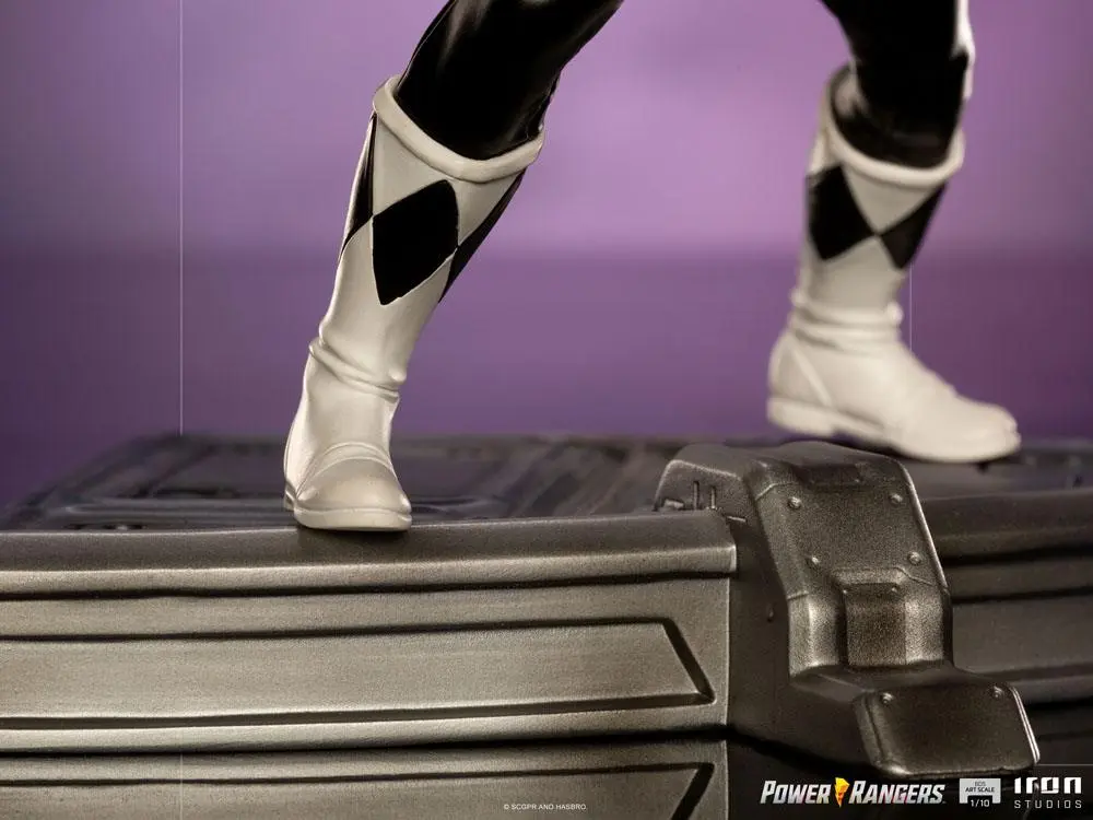 Power Rangers BDS Art Scale 1/10 Black Ranger szobor figura 17 cm termékfotó