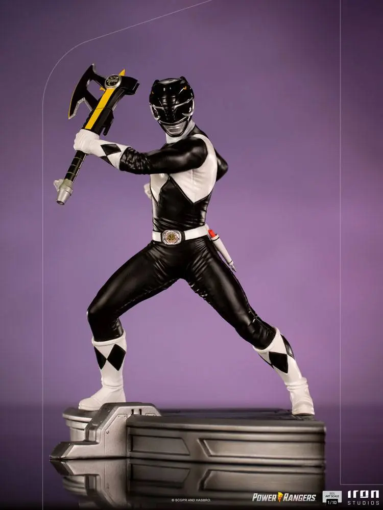 Power Rangers BDS Art Scale 1/10 Black Ranger szobor figura 17 cm termékfotó