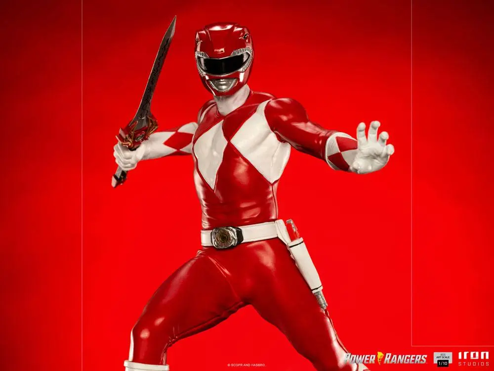 Power Rangers BDS Art Scale 1/10 Red Ranger szobor figura 17 cm termékfotó