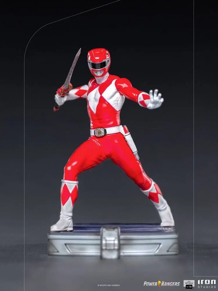 Power Rangers BDS Art Scale 1/10 Red Ranger szobor figura 17 cm termékfotó