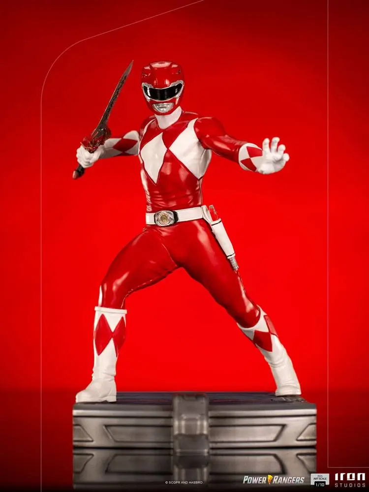 Power Rangers BDS Art Scale 1/10 Red Ranger szobor figura 17 cm termékfotó