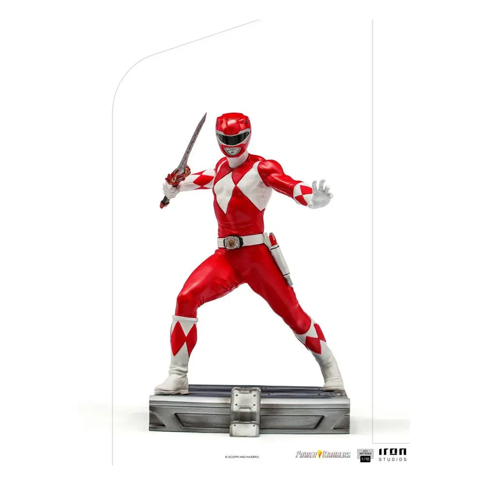 Power Rangers BDS Art Scale 1/10 Red Ranger szobor figura 17 cm termékfotó