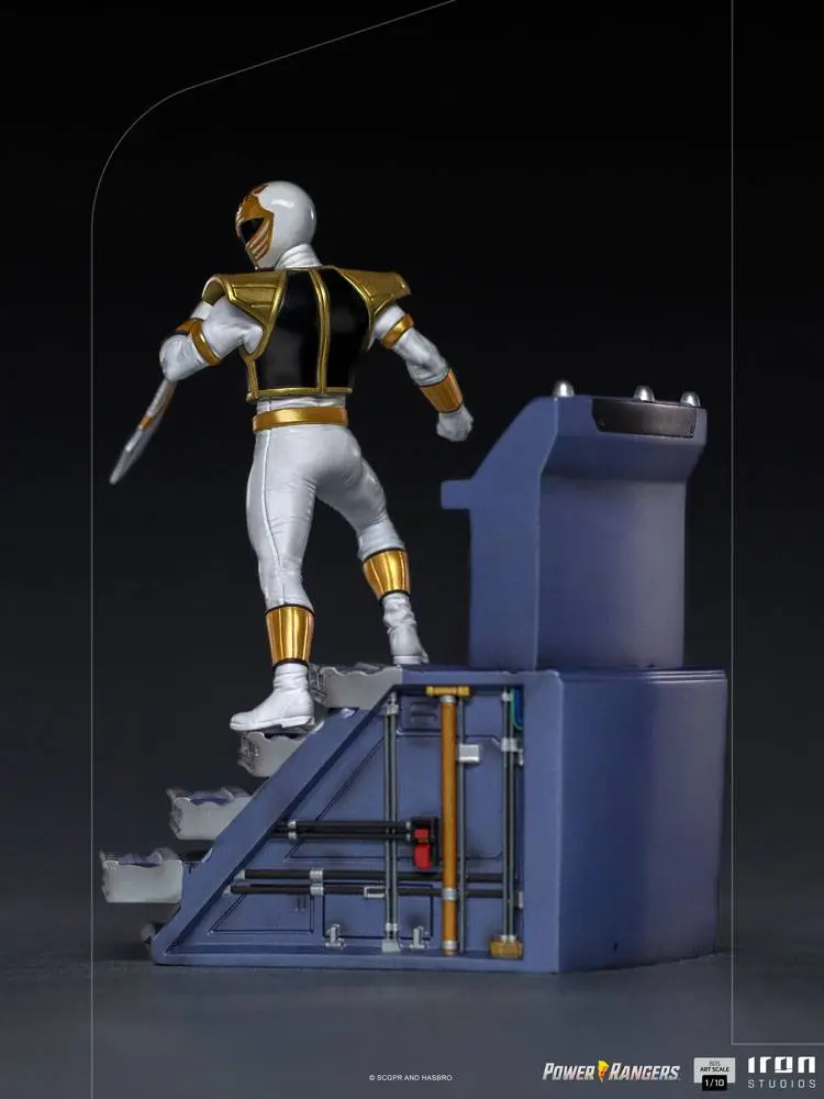Power Rangers BDS Art Scale 1/10 White Ranger szobor figura 22 cm termékfotó