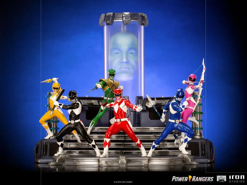Power Rangers BDS Art Scale 1/10 White Ranger szobor figura 22 cm termékfotó