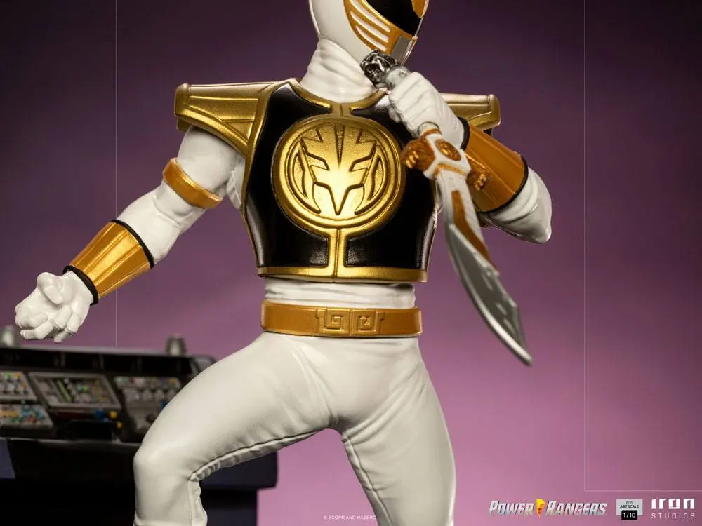 Power Rangers BDS Art Scale 1/10 White Ranger szobor figura 22 cm termékfotó