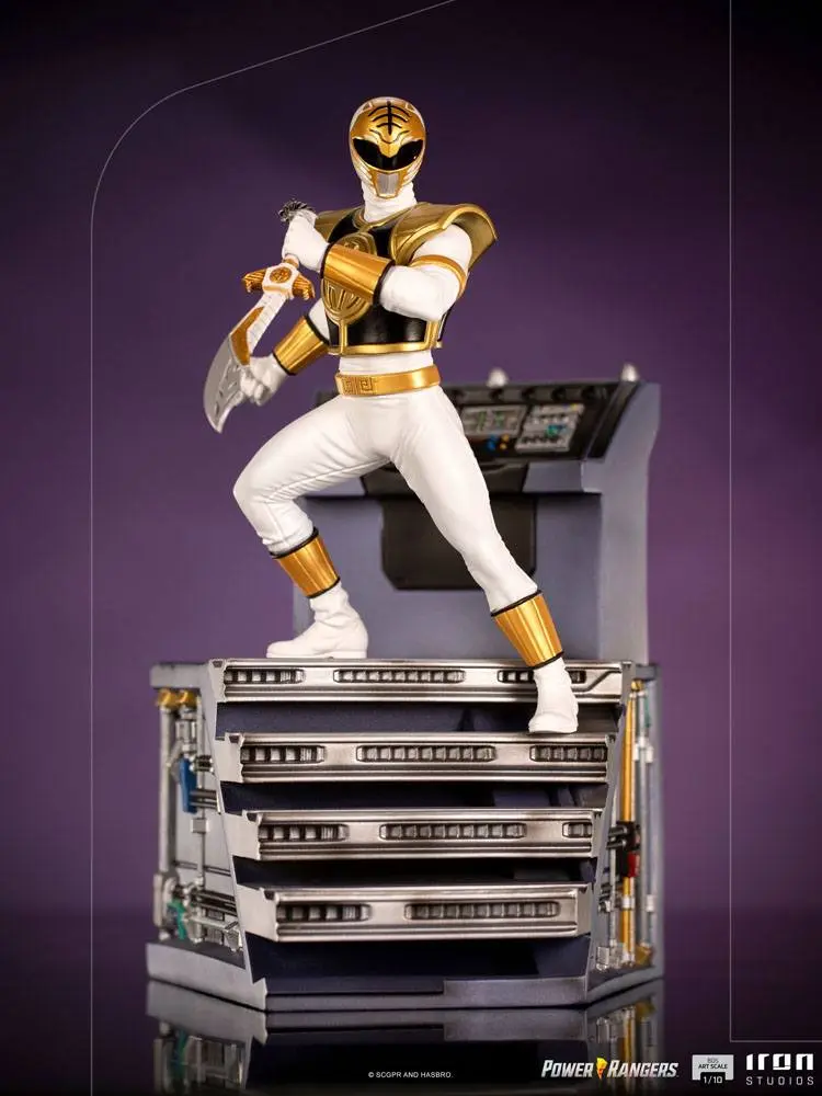 Power Rangers BDS Art Scale 1/10 White Ranger szobor figura 22 cm termékfotó