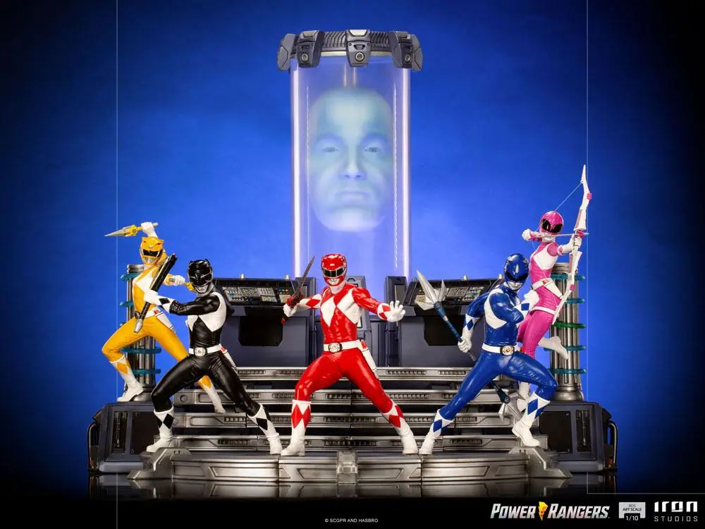 Power Rangers BDS Art Scale 1/10 White Ranger szobor figura 22 cm termékfotó