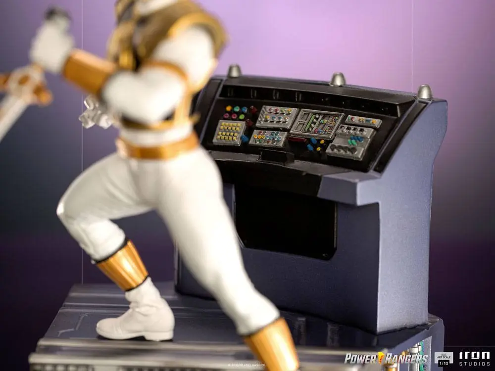 Power Rangers BDS Art Scale 1/10 White Ranger szobor figura 22 cm termékfotó