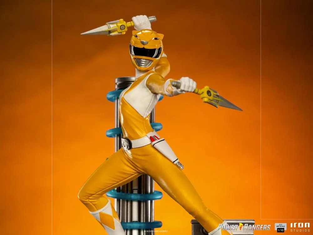 Power Rangers BDS Art Scale 1/10 Yellow Ranger szobor figura 19 cm termékfotó