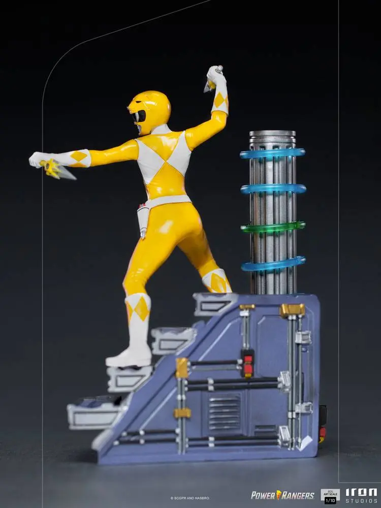 Power Rangers BDS Art Scale 1/10 Yellow Ranger szobor figura 19 cm termékfotó