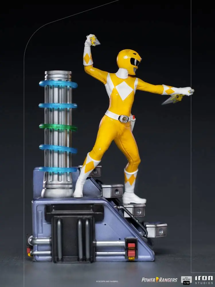 Power Rangers BDS Art Scale 1/10 Yellow Ranger szobor figura 19 cm termékfotó