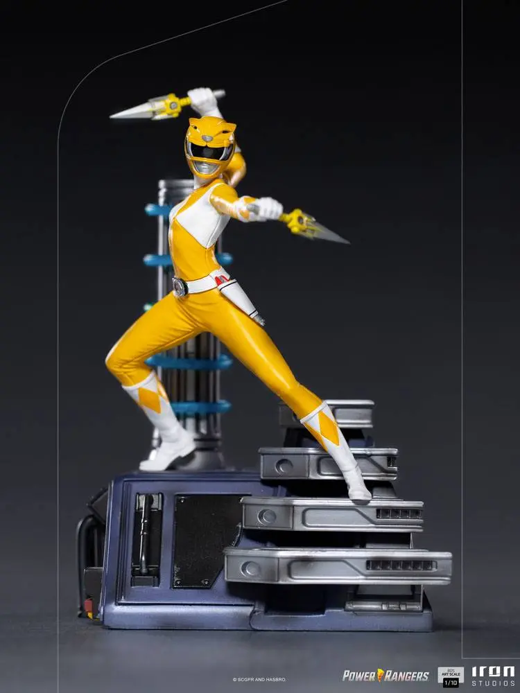 Power Rangers BDS Art Scale 1/10 Yellow Ranger szobor figura 19 cm termékfotó