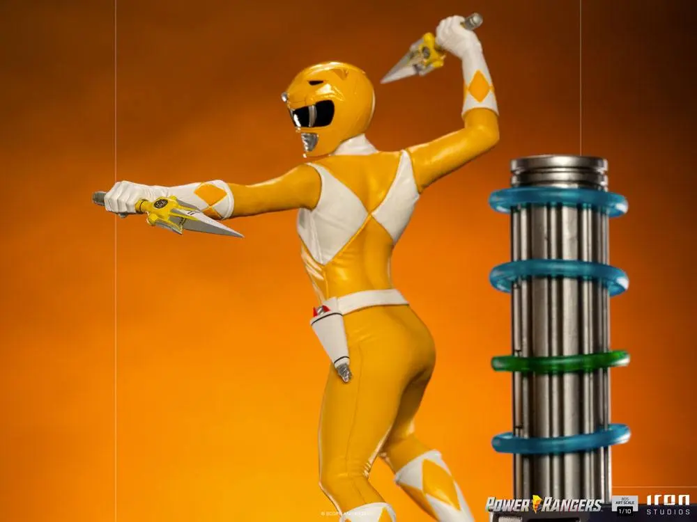 Power Rangers BDS Art Scale 1/10 Yellow Ranger szobor figura 19 cm termékfotó