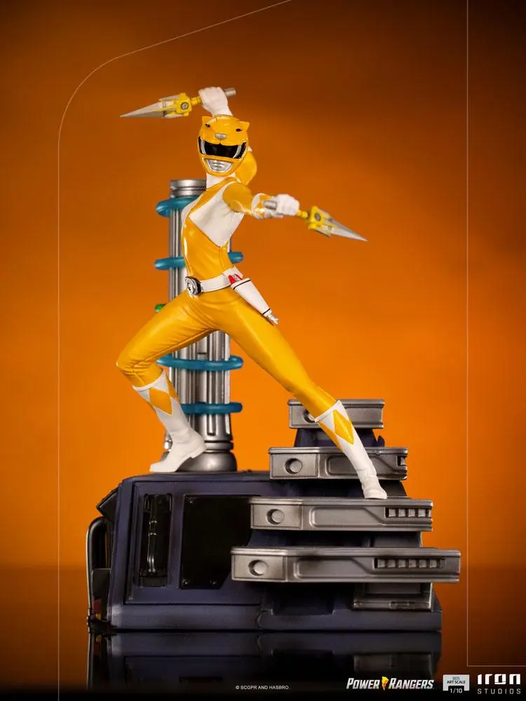 Power Rangers BDS Art Scale 1/10 Yellow Ranger szobor figura 19 cm termékfotó