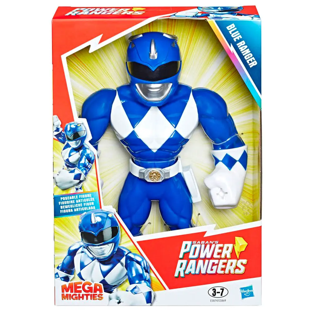 Power Rangers Blue Ranger Mega Mighties figura 25cm termékfotó