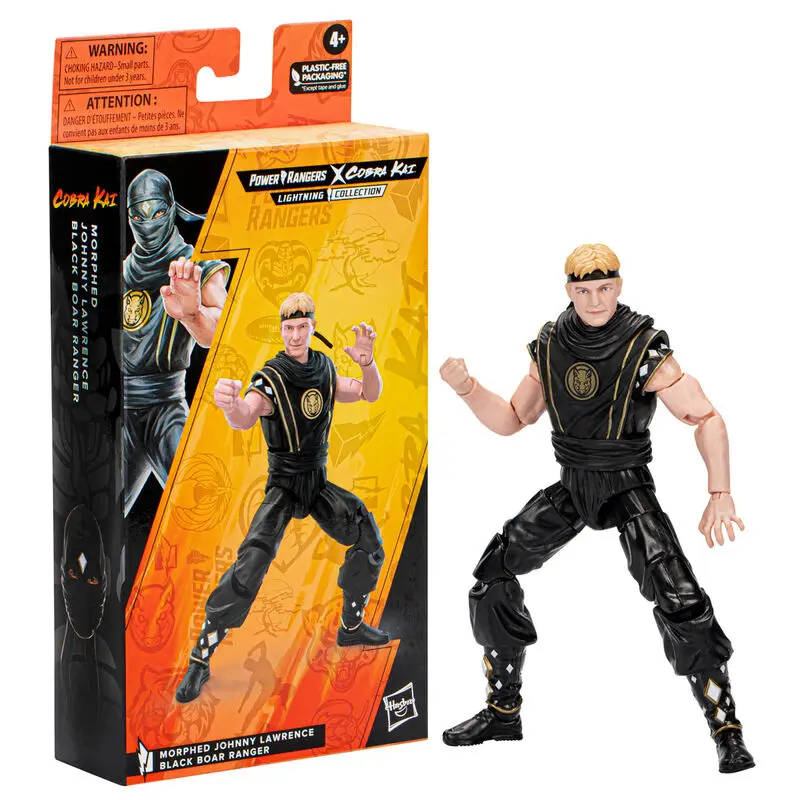 Power Rangers Cobra Kai Ranger Morphed Johnny Lawrence Black Boar figura 15cm termékfotó