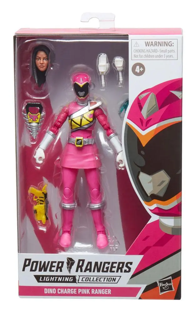 Power Rangers Dino Charge Lightning Collection 2022 Pink Ranger akciófigura 15 cm termékfotó
