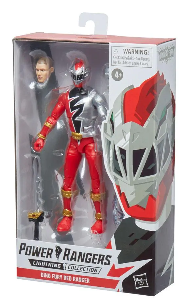 Power Rangers Dino Fury Lightning Collection 2022 Red Ranger akciófigura 15 cm termékfotó