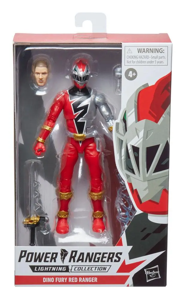 Power Rangers Dino Fury Lightning Collection 2022 Red Ranger akciófigura 15 cm termékfotó
