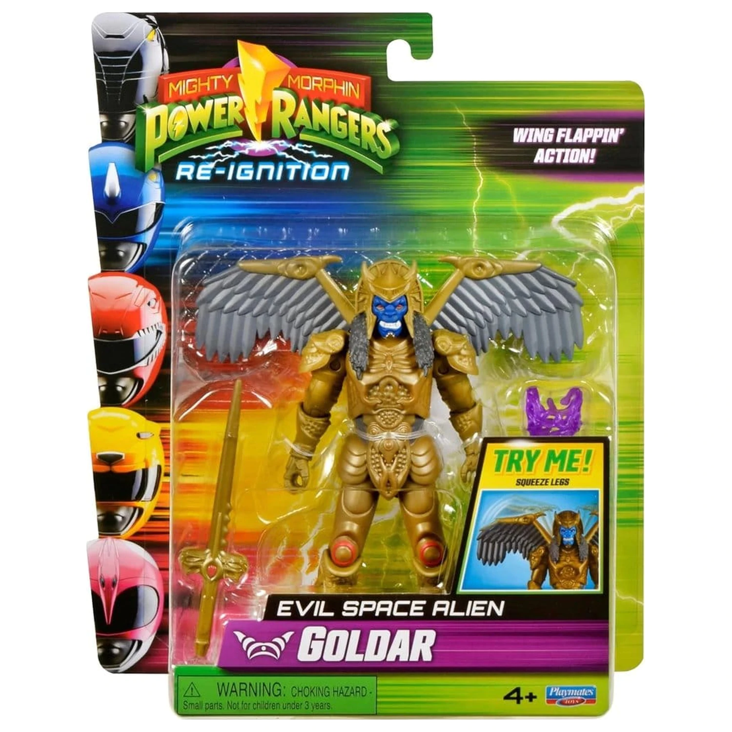 Power Rangers Evil Space Alien akciófigura Goldar 13 cm termékfotó