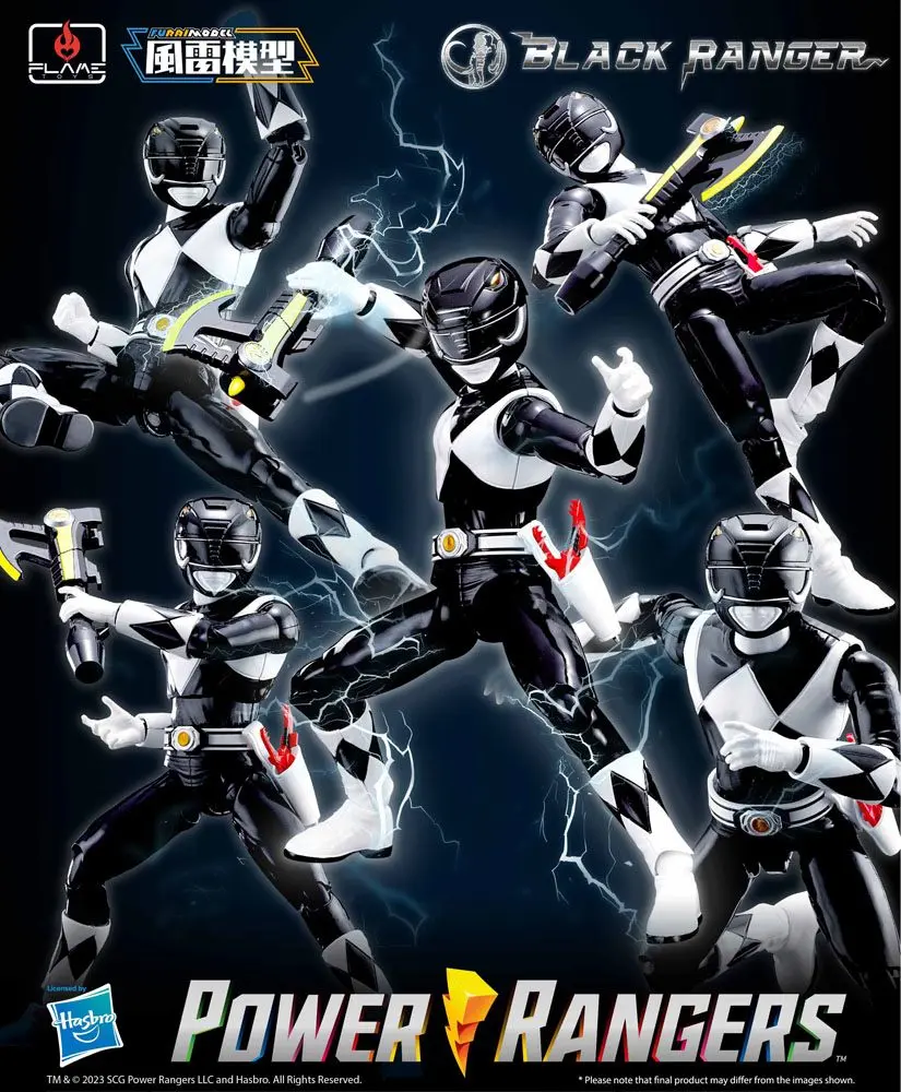 Power Rangers Furai Model Plastic Model Kit Black Ranger 13 cm termékfotó