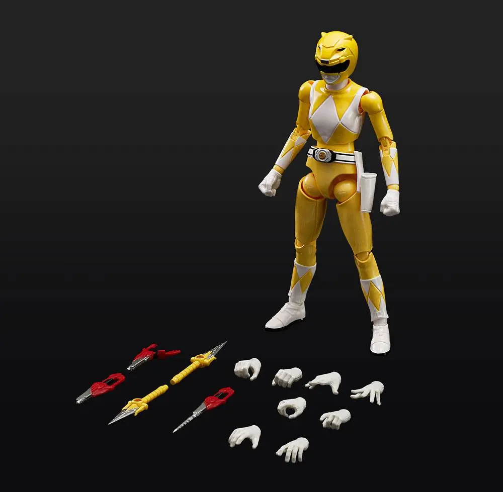 Power Rangers Furai Model Plastic Model Kit Yellow Ranger 13 cm termékfotó