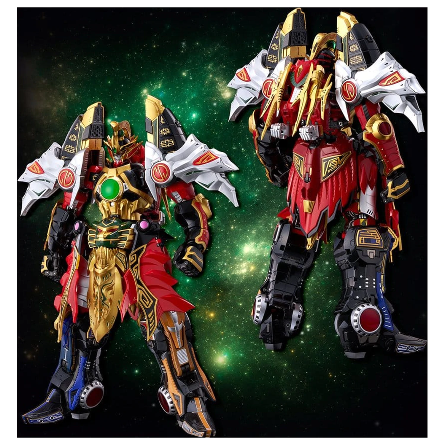 Power Rangers Go! Kuro Kara Combine akciófigura Thunder Megazord 28 cm termékfotó