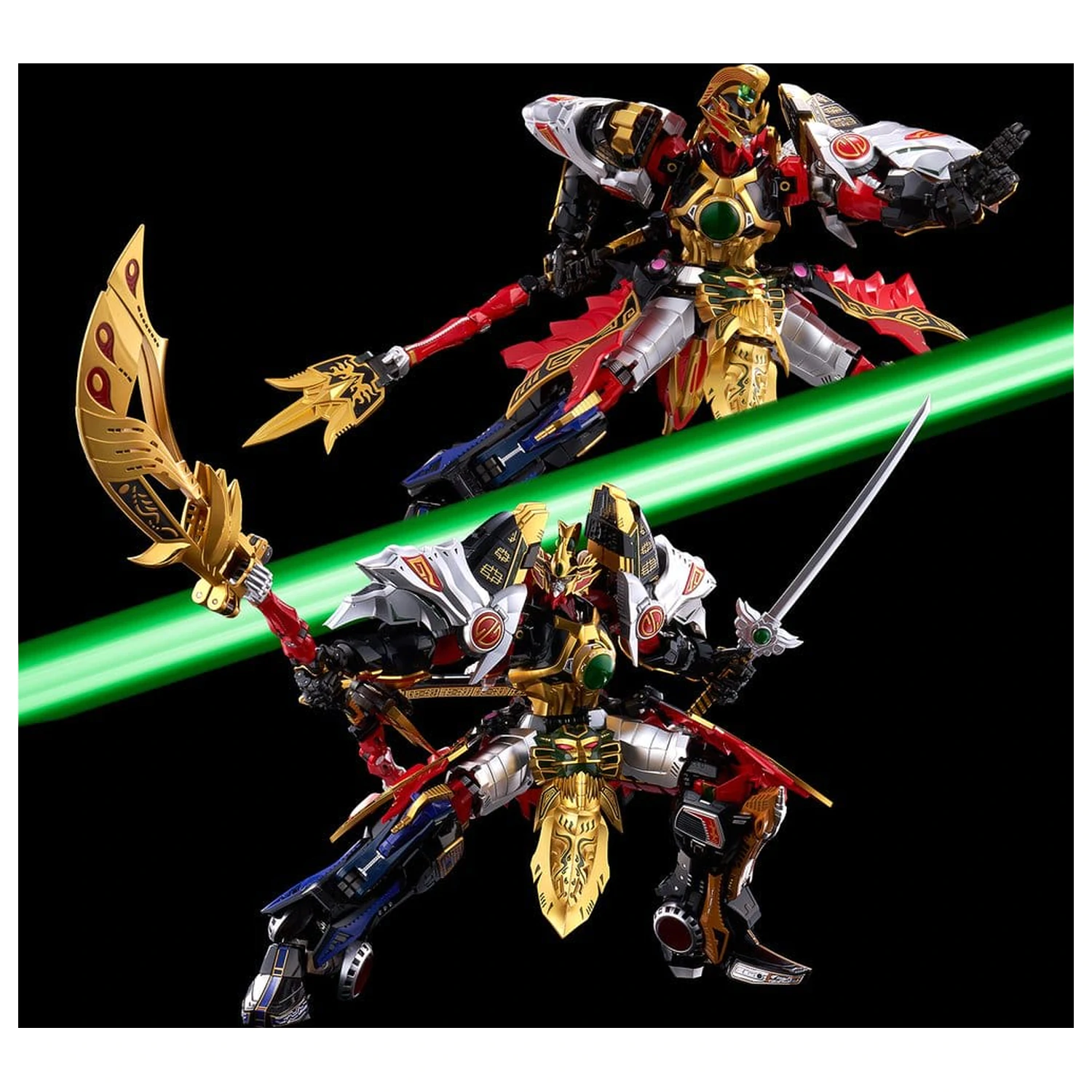 Power Rangers Go! Kuro Kara Combine akciófigura Thunder Megazord 28 cm termékfotó