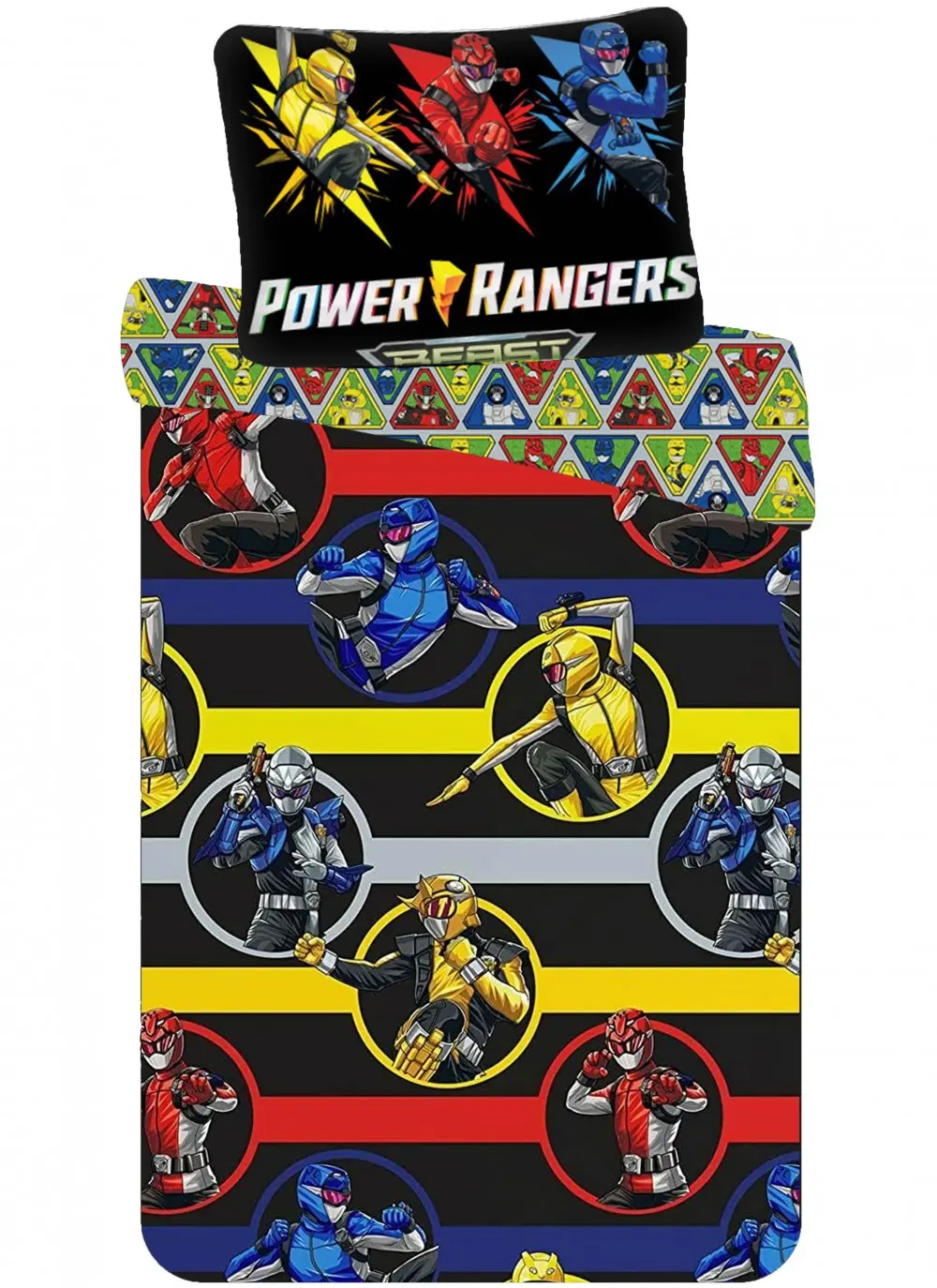 Power Rangers gyerek ágyneműhuzat 100×135cm, 40×60 cm termékfotó