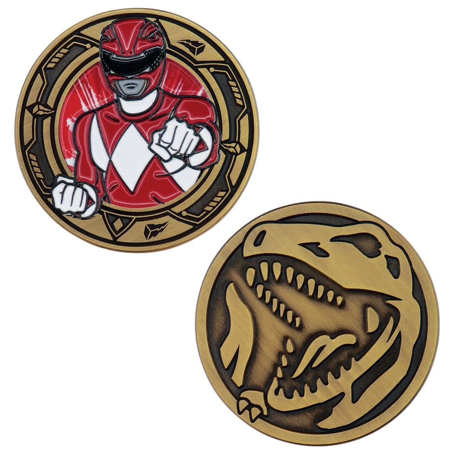 Power Rangers Gyűjthető érme Red Ranger Limitált kiadás termékfotó