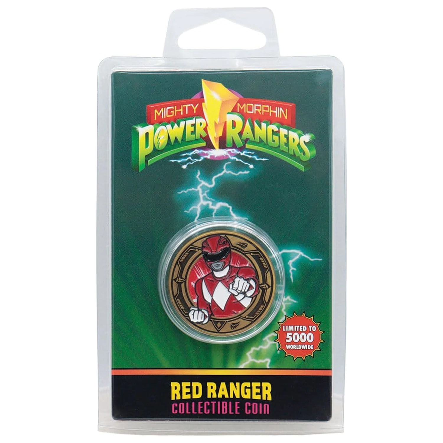 Power Rangers Gyűjthető érme Red Ranger Limitált kiadás termékfotó
