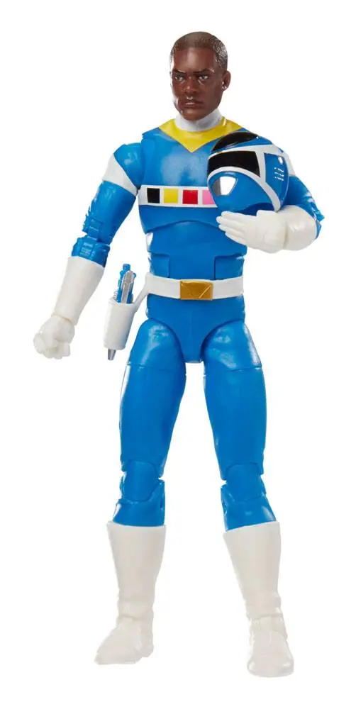 Power Rangers in Space Lightning Collection 2022 Blue Ranger &amp; Galaxy Glider akciófigura 15 cm termékfotó