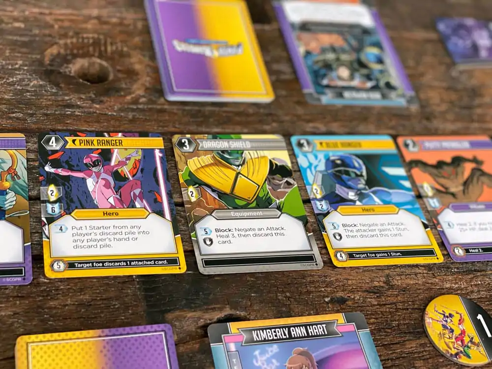 Power Rangers Deck-Building angol nyelvű kártyajáték  termékfotó