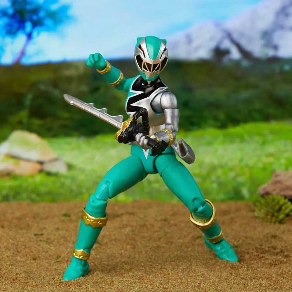 Power Rangers Lightning Collection Dino Fury Green Ranger akciófigura 15 cm termékfotó