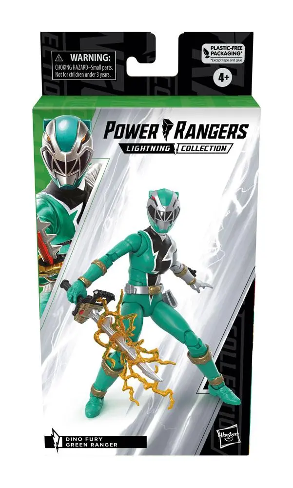 Power Rangers Lightning Collection Dino Fury Green Ranger akciófigura 15 cm termékfotó