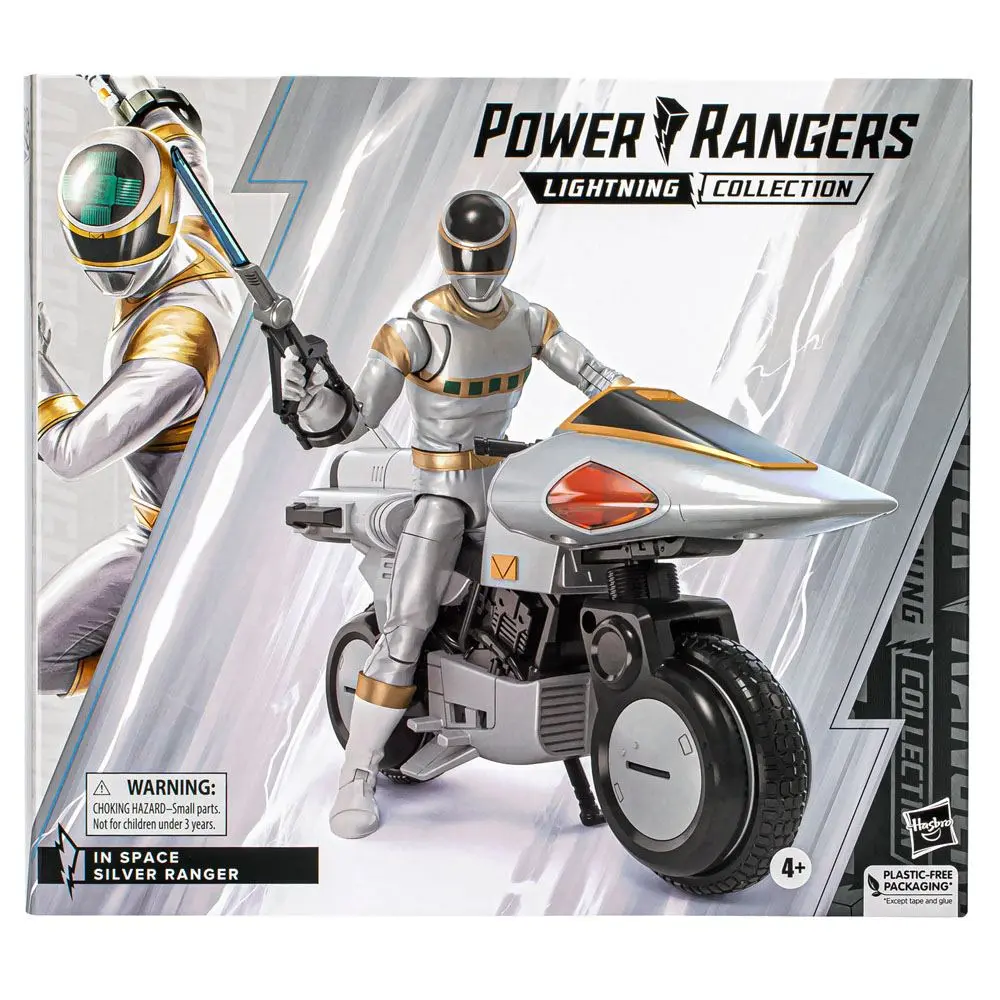 Power Rangers Lightning Collection In Space Silver Ranger akciófigura 15 cm termékfotó