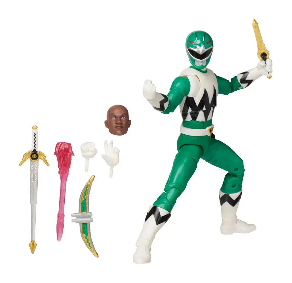 Power Rangers Lightning Collection Lost Galaxy Green Ranger akciófigura 15 cm termékfotó