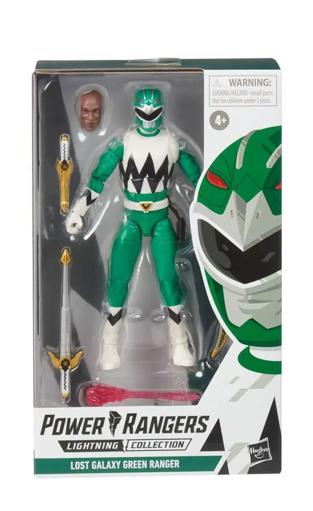 Power Rangers Lightning Collection Lost Galaxy Green Ranger akciófigura 15 cm termékfotó