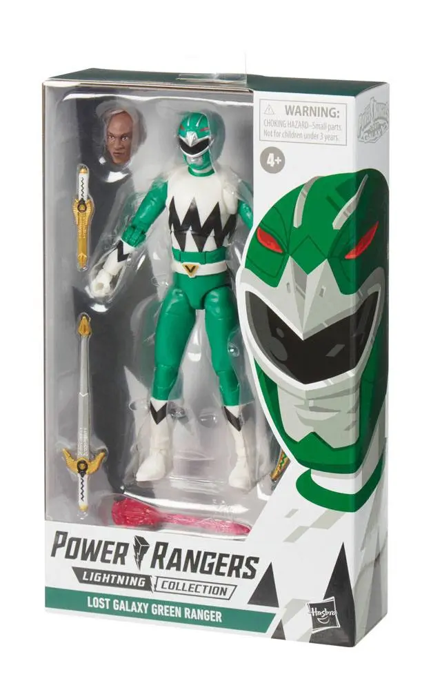 Power Rangers Lightning Collection Lost Galaxy Green Ranger akciófigura 15 cm termékfotó