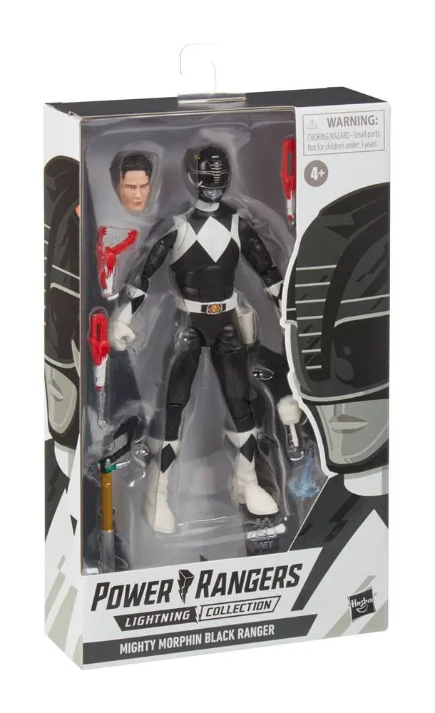Power Rangers Lightning Collection Mighty Morphin Black Ranger akciófigura 15 cm termékfotó